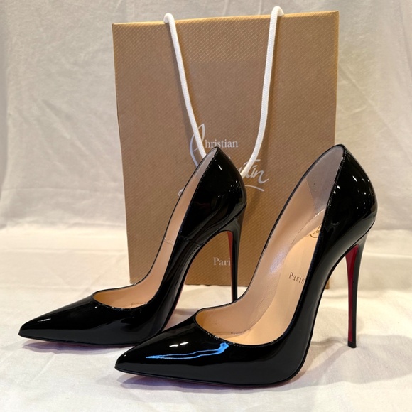Christian Louboutin | So Kate - 120mm Pumps | Patent Calf Leather - Black - Picture 2 of 10